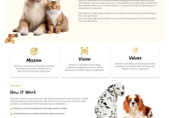 Next Pet (Web & Mobile App) screenshot 3