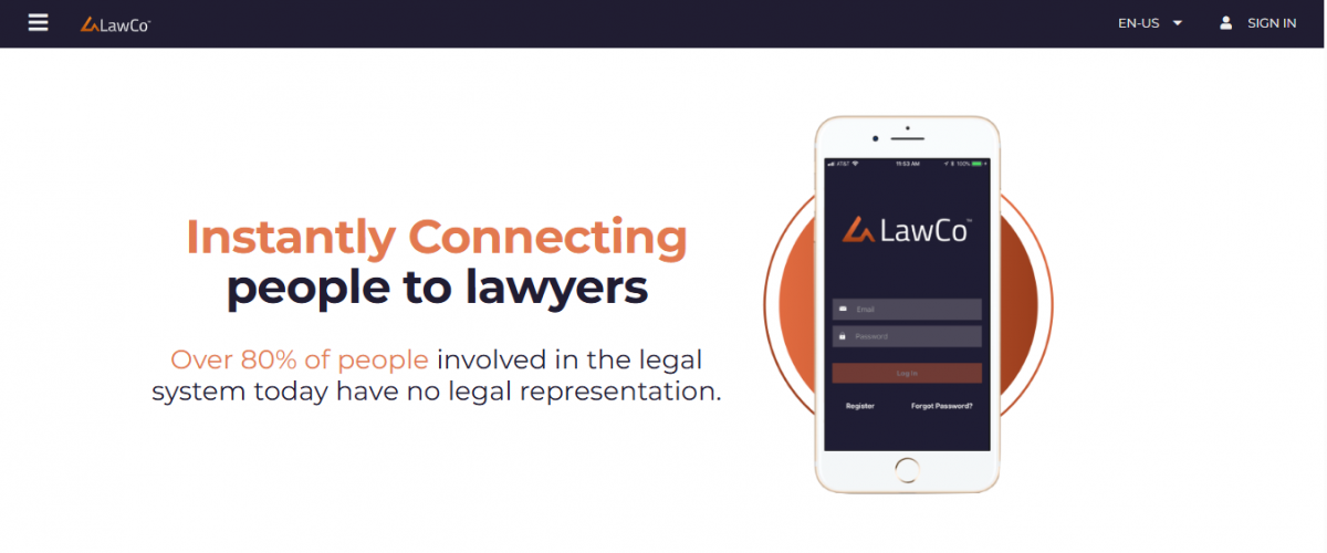 LawCo (Legal Services Web & Mobile App) screenshot 2