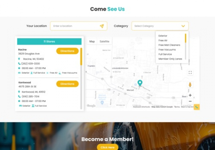 The Wash Shop (Service Website) screenshot 1