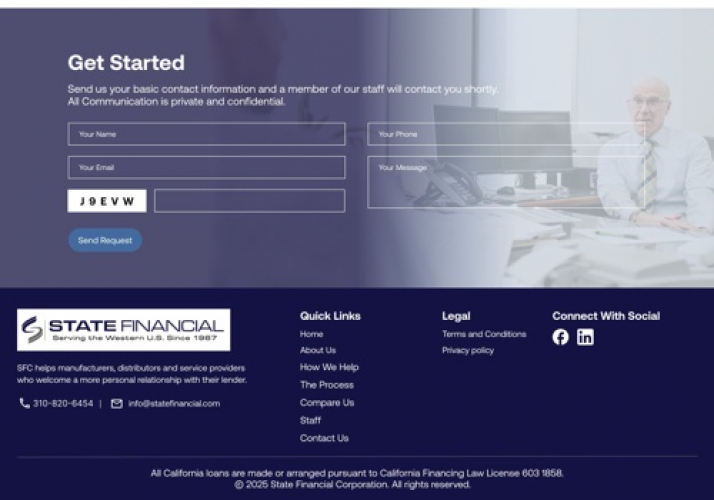State Financial (Corporate Website) screenshot 1