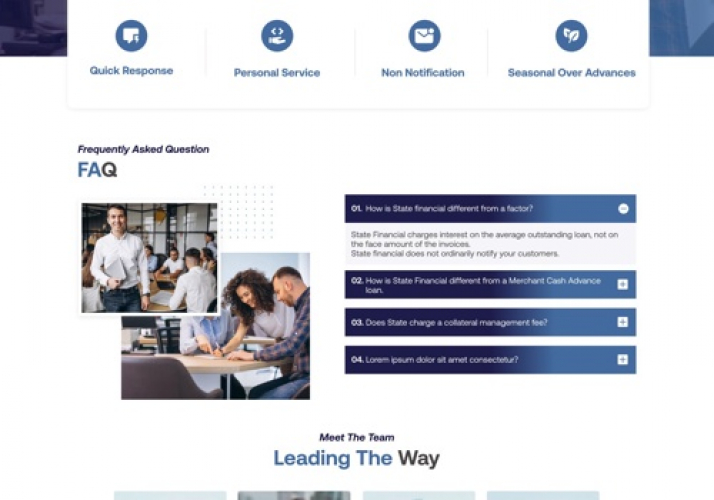 State Financial (Corporate Website) screenshot 2