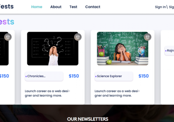 Bulls Eye (Online Quiz Platform) screenshot 1