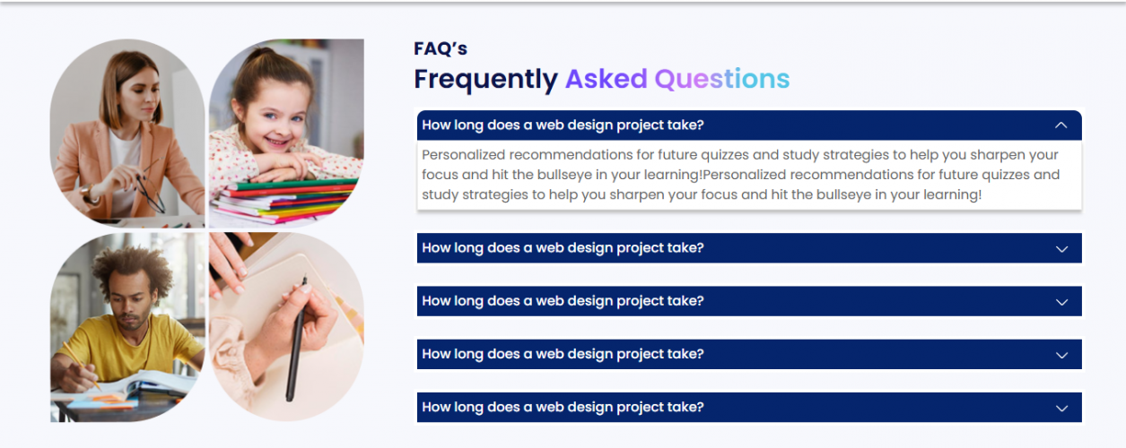 Bulls Eye (Online Quiz Platform) screenshot 2