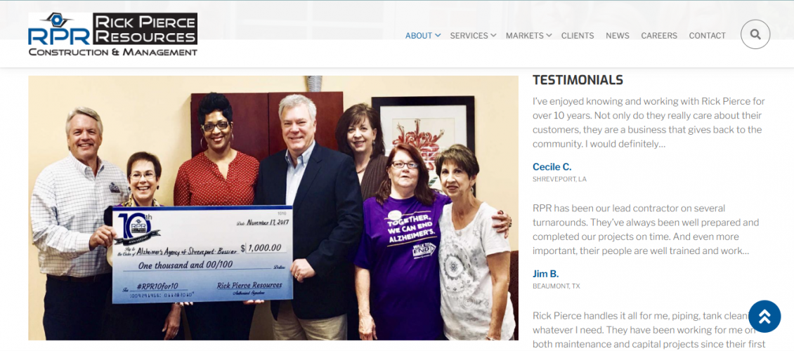 Rick Pierce Resources ( Construction and Management ) screenshot 1