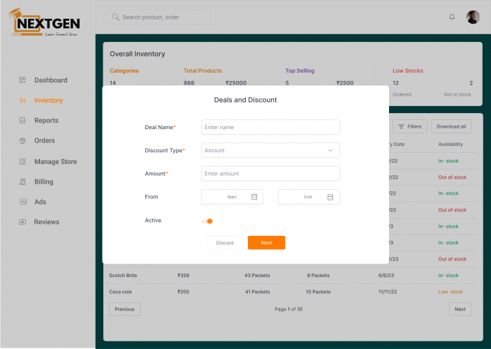 NextGen ( Multi-Vendor E-commerce Marketplace Platform ) screenshot 1