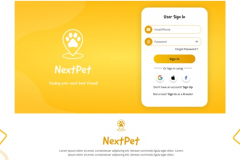 Next Pet (Web & Mobile App)