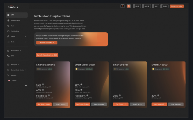 DeFi solution screenshot 1