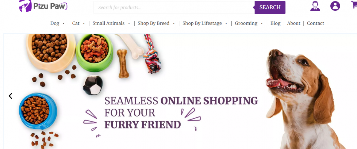 Pizu paw project screenshot 1