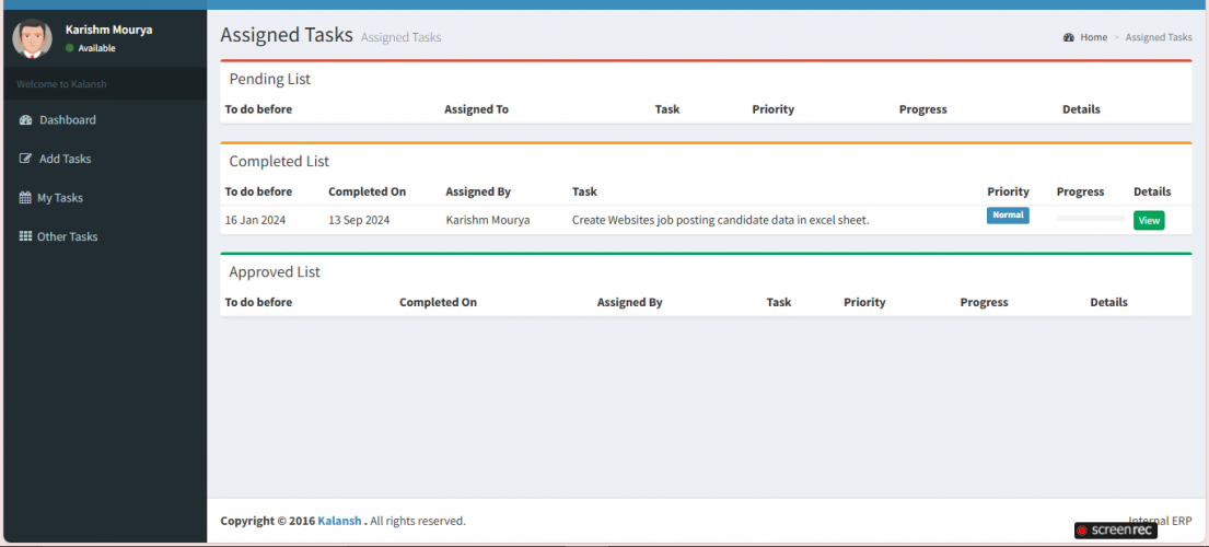 SutraPlan Task Manager screenshot 2