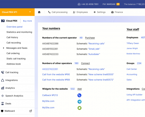 Cloud PBX Solution screenshot 1