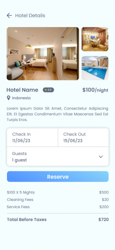 Travel Booking App screenshot 1