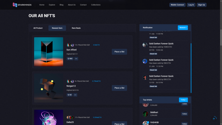 NFT Marketplace - Demo Project screenshot 4