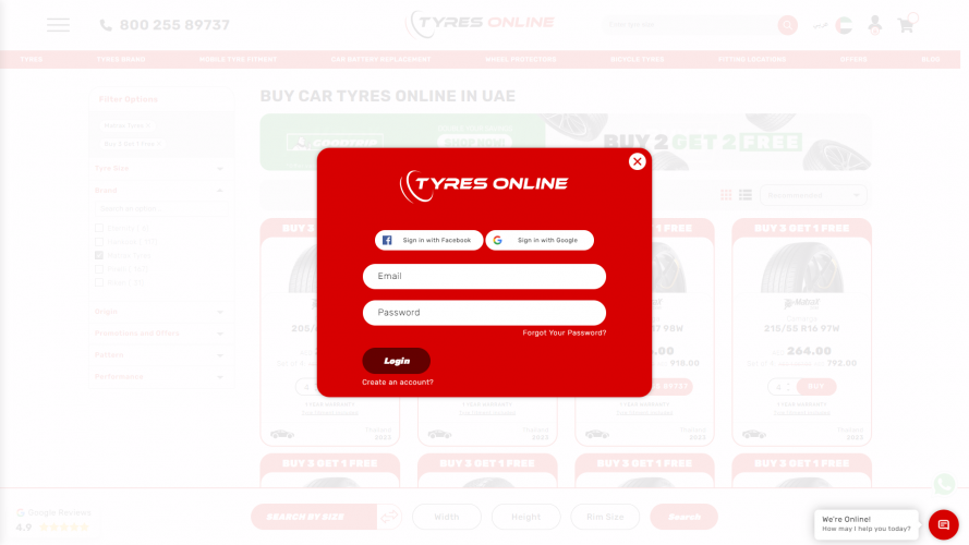 TyresOnline - Tyre Selling Platform screenshot 2
