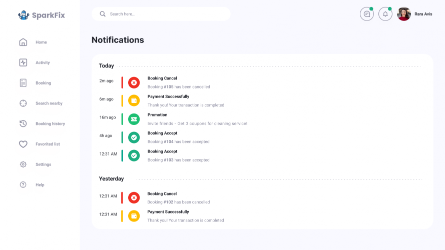 SparkFix - Handyman Booking System screenshot 3