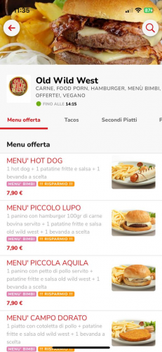 Food Delivery app mobile screenshot 1
