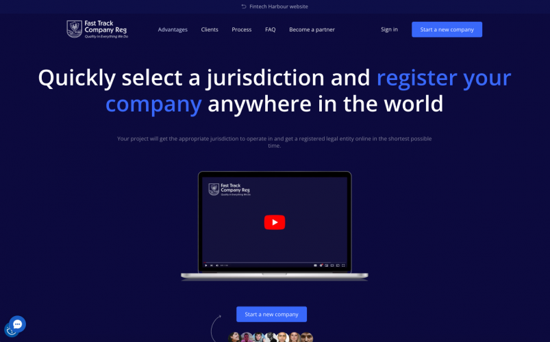 Custom WordPress web system development with legal solutions for fintech and digital business screenshot 3