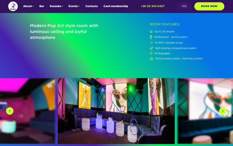 Custom web development of a booking system screenshot 2