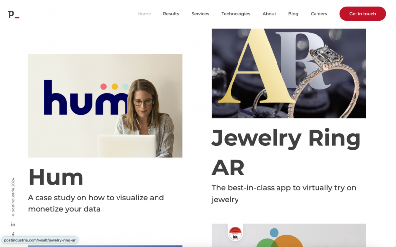 Technical support of a corporate website screenshot 3