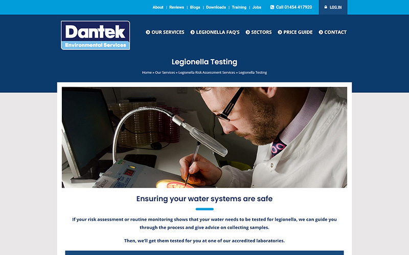 Dantek Environmental Services screenshot 2
