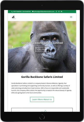 Gorilla Backbone Safaris screenshot 4