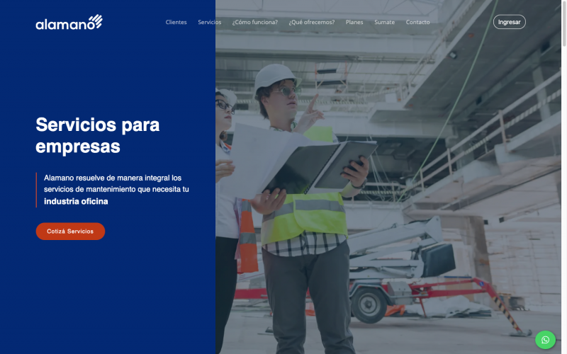 Transforming the Online Presence of Alamano screenshot 1