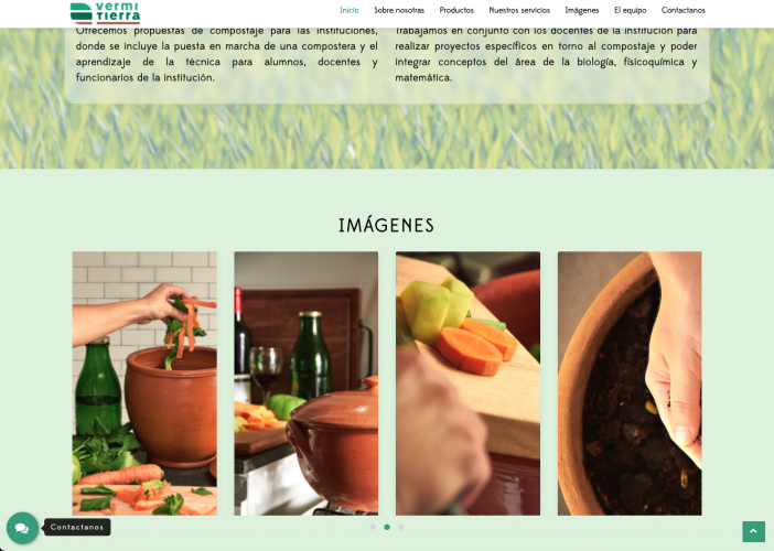 Vermitierra: Empowering Sustainability Website screenshot 2
