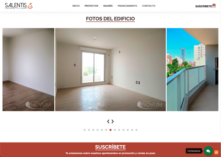 Salentis: New Website and Reservation System screenshot 2