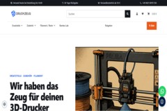 JTL-Shop für 3D-Drucker-Ersatzteile und Zubehör - Druckzeug