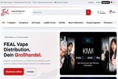 B2B-Großhandelsshop für E-Zigaretten und Liquids - FEAL Vape Distribution