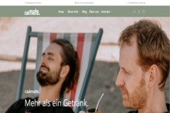 Shopify-Shop für Bio-Mate-Tee und Zubehör - caámate