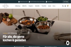 Shopify-Shop für hochwertige Küchenprodukte - SILBERTHAL