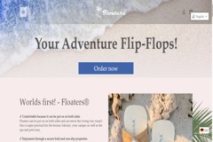 Shopify-Shop für die ersten beidseitig tragbaren Flip-Flops - Floaters