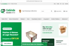JTL-Shop für Verpackungsmaterial und Lagerbedarf - Gebinde-Partner