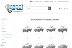 Onlineshop für Mercedes-Benz-Oldtimer-Ersatzteile - dbdepot