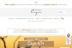 WooCommerce-Shop für High-End-Röhrenverstärker - Cayin