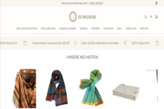 Shopify-Shop für Wolldecken und Naturtextilien - Die Wolldecke