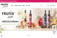 JTL-Shop für fructosefreie Lebensmittel und Sirupe - FRUNIX