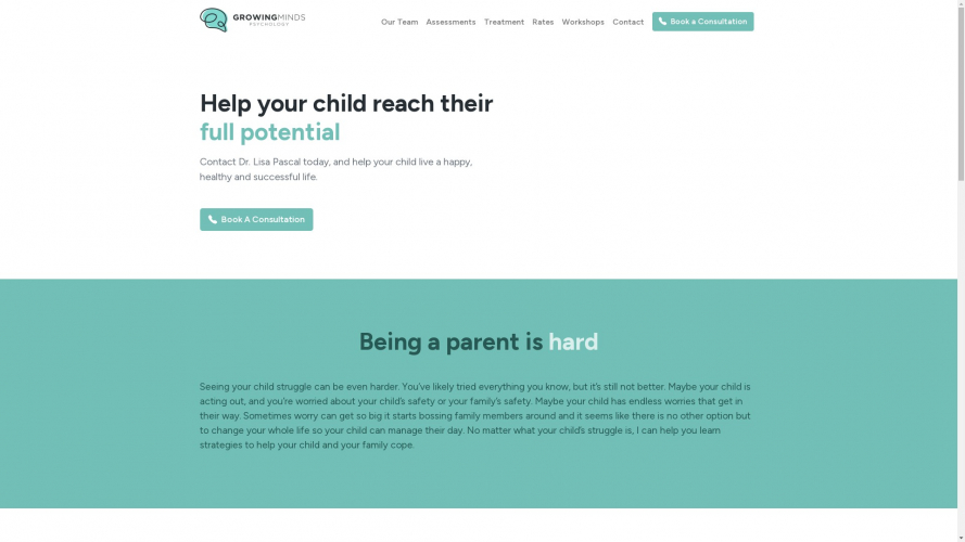 Growing Minds Psychology screenshot 1