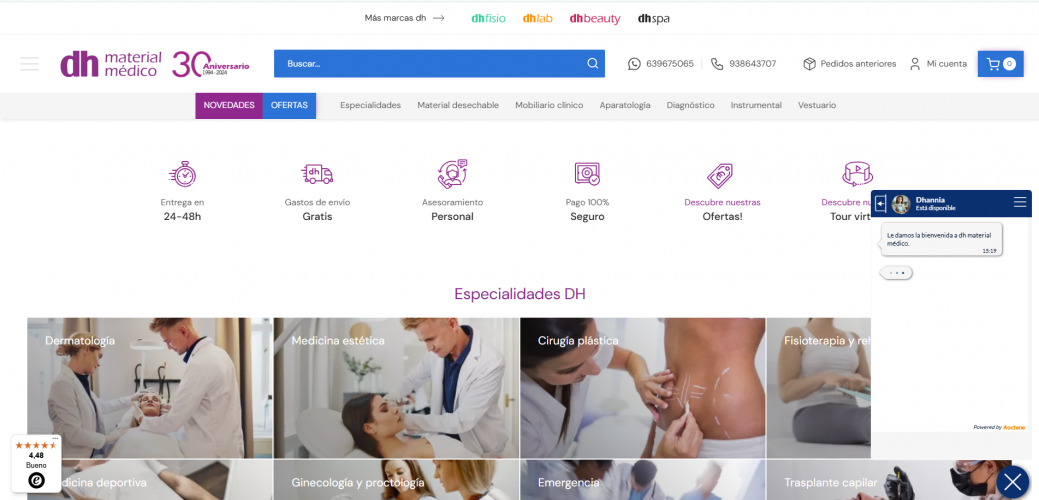Ecommerce DH Material Médico screenshot 1