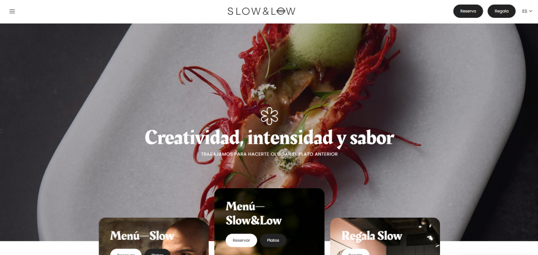 Web design at a Michelin star level screenshot 1