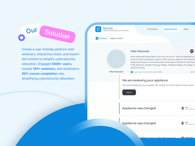 Securzy - Cyber Security Education screenshot 1
