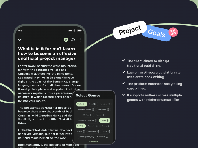 AI-Powered Book Writing & Generative Content Creation Platform screenshot 5