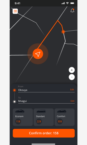 Cheetah Taxi Service app screenshot 2