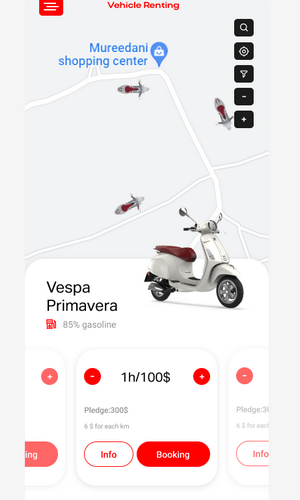 Vehicle Renting Service App screenshot 3