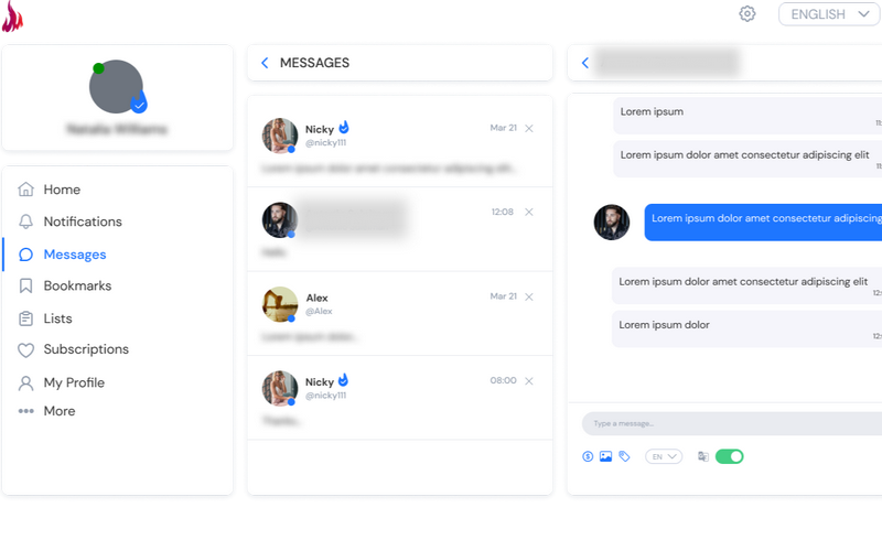 Multifunctional Social Messaging/Video Platform screenshot 1