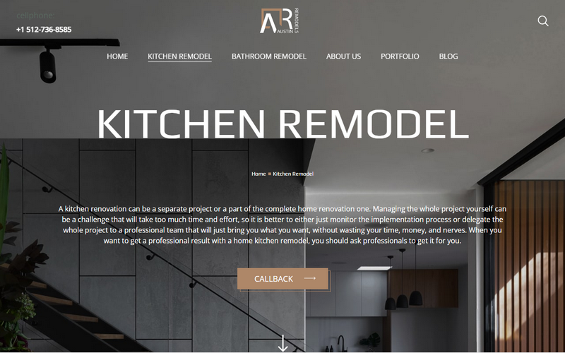 Home Remodelling Design/Web Development screenshot 1