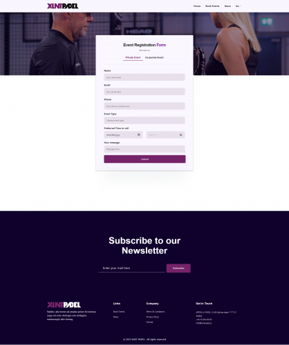 XLNT Padel - Padel Tennis Center Management Platform screenshot 3