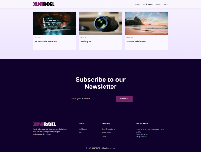 XLNT Padel - Padel Tennis Center Management Platform screenshot 4