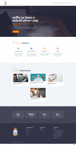 Training Center Website and Management System screenshot 2