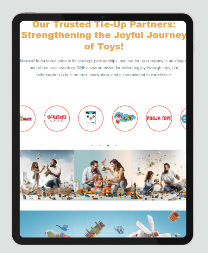 Toy Distributor CMS Website Development screenshot 5